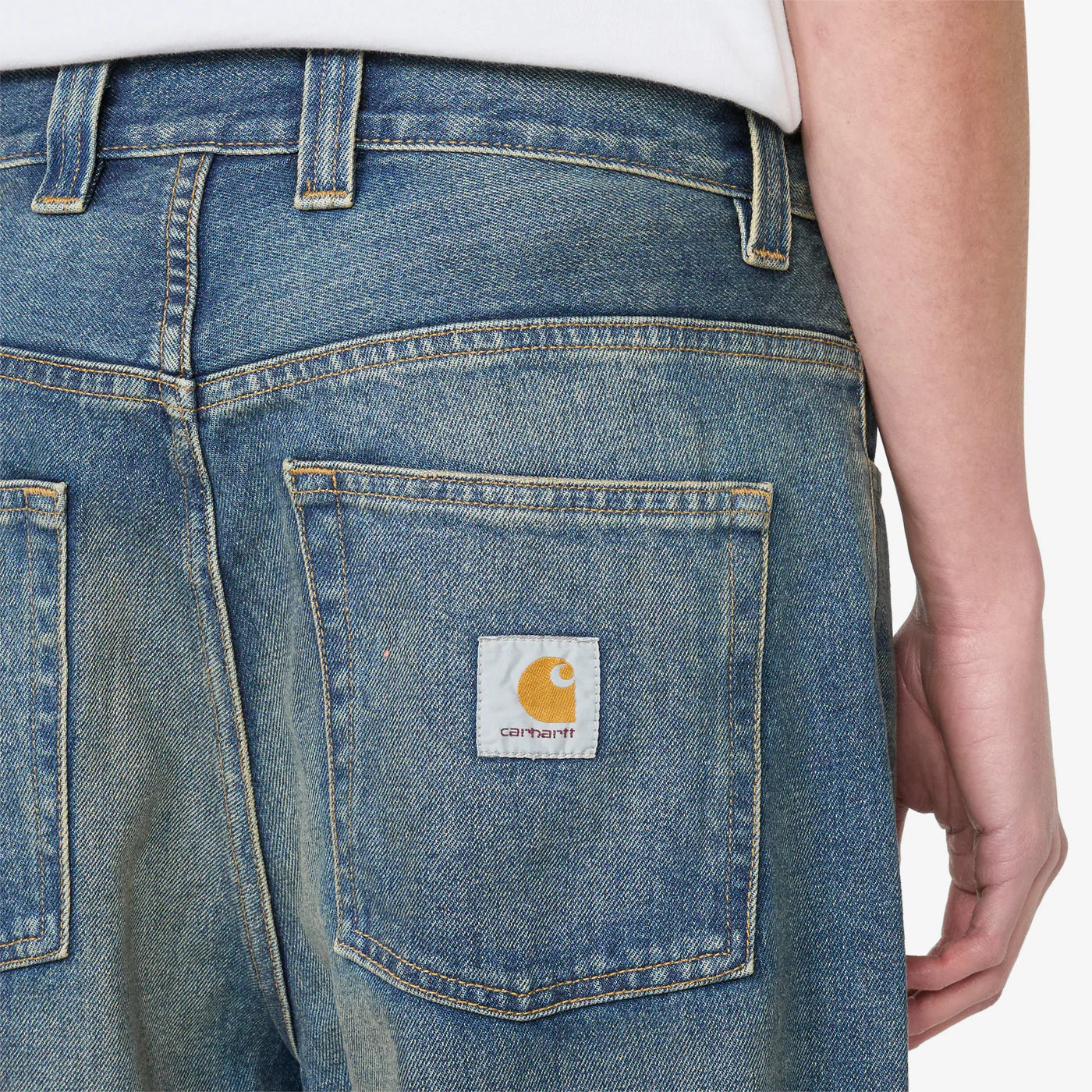Carhartt Brandon Pant 'Blue Worn Used Denim'