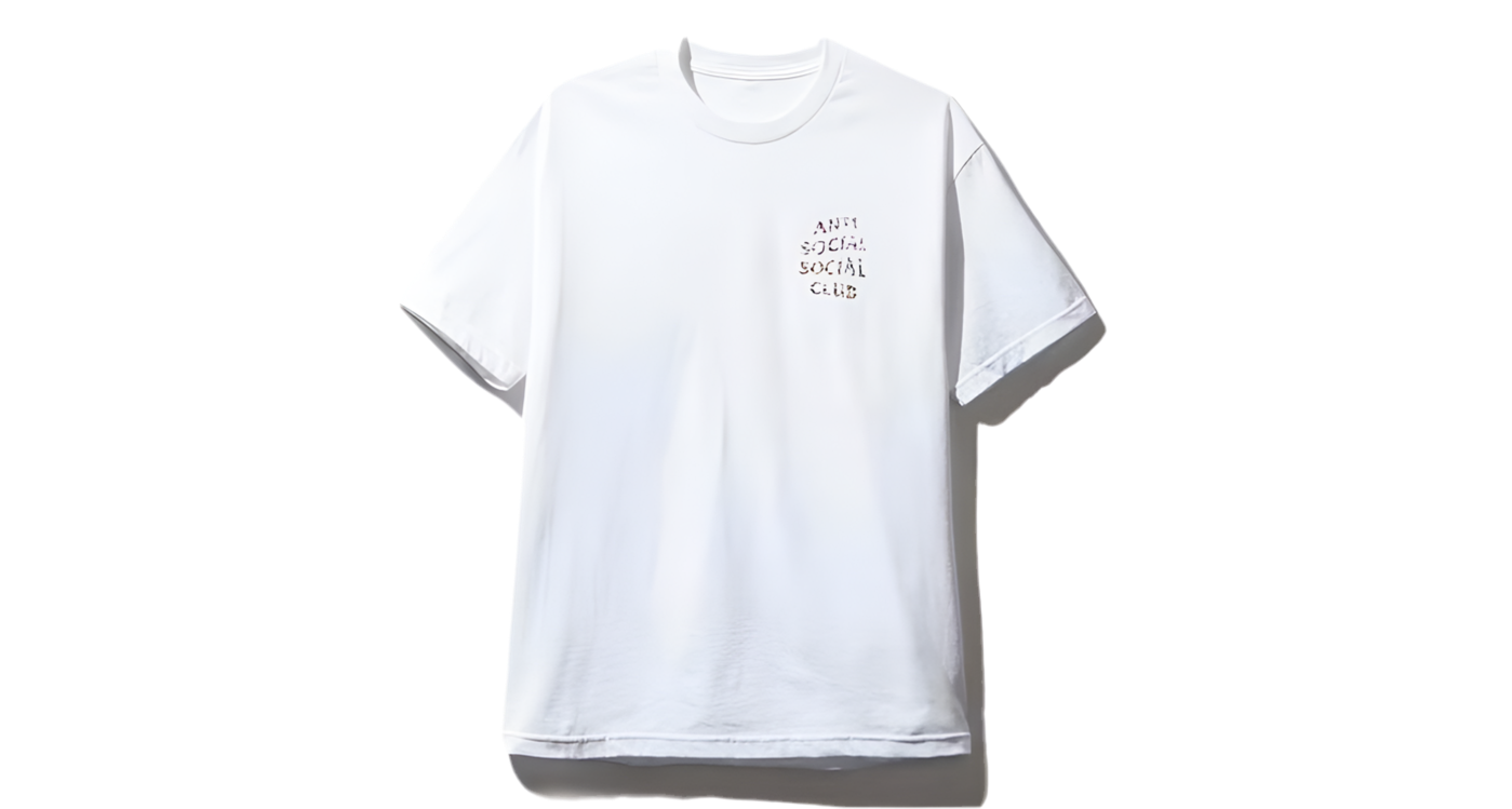 Anti Social Social Club Flag Tee White
