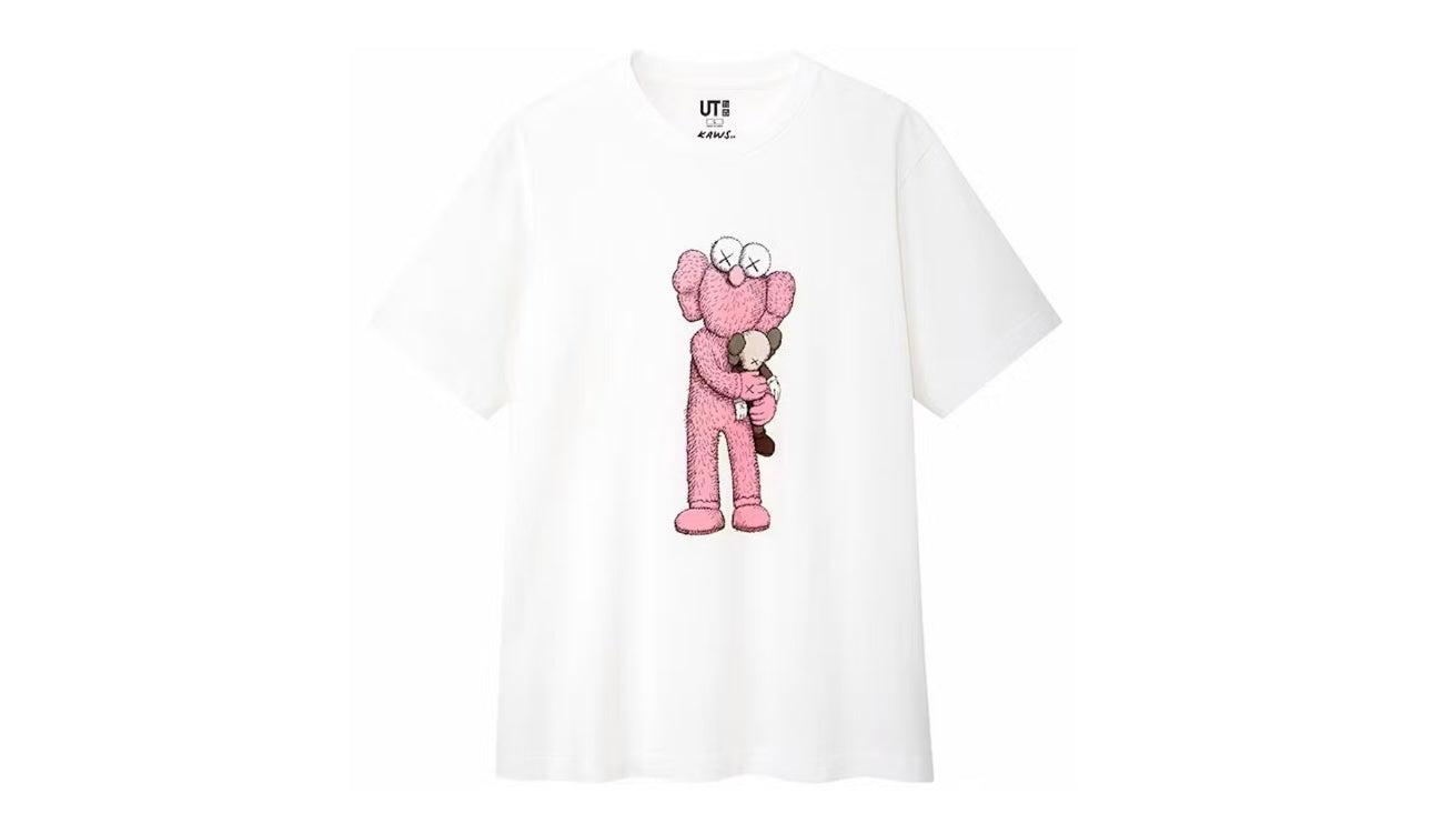 Kaws x Uniqlo Pink BFF Tee