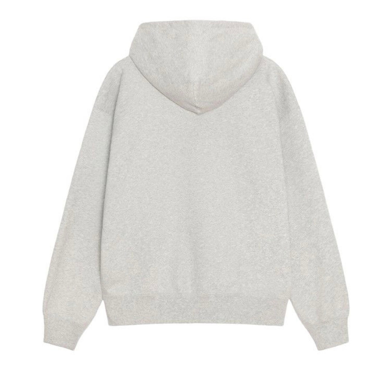 STUSSY x Nike Stone Washed Fleece Zip Hoodie 'Grey Heather' (FW25)