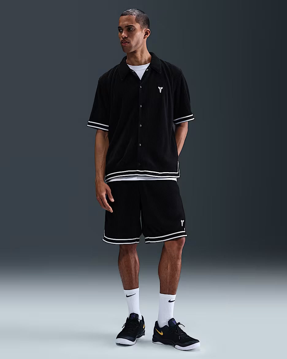Nike What The Kobe Pleated S/S Top Black