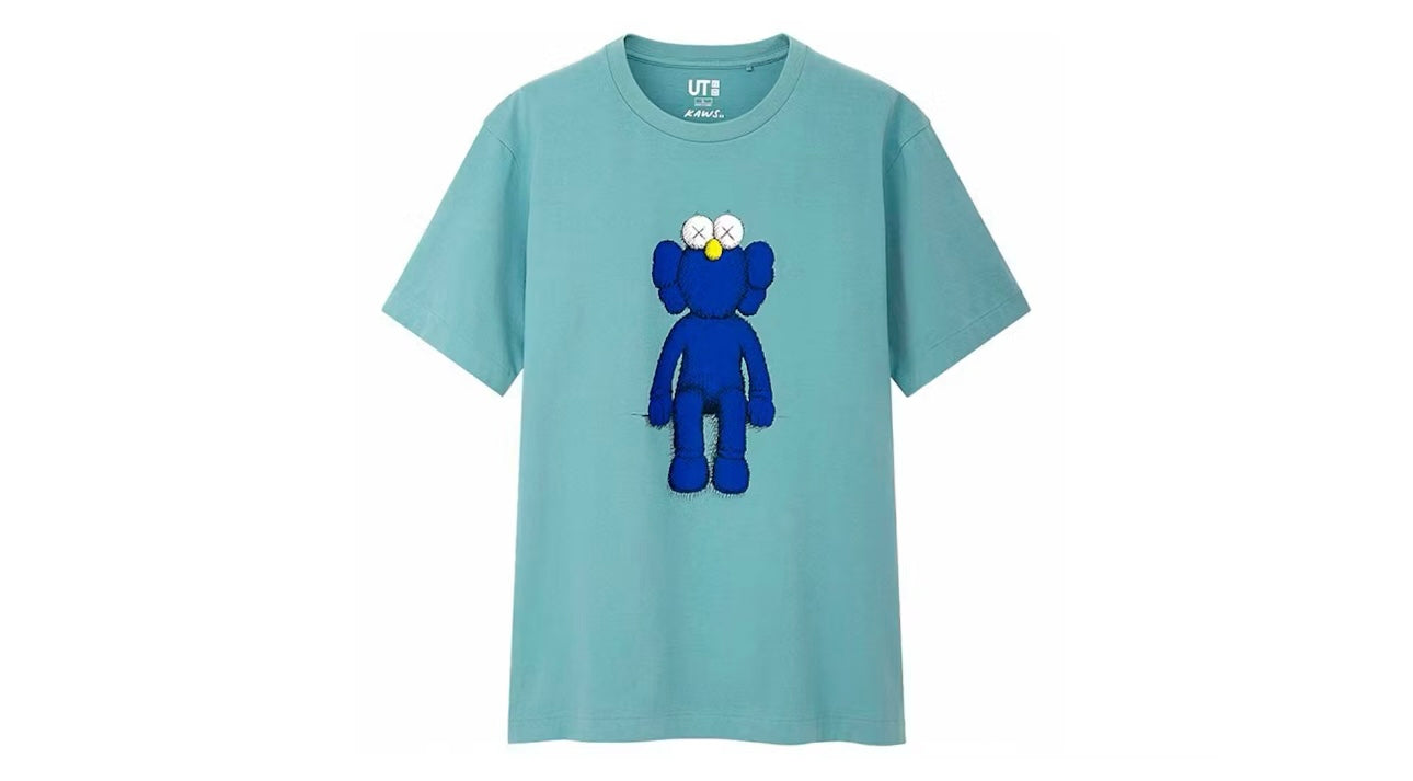 Kaws x Uniqlo Blue BFF Tee