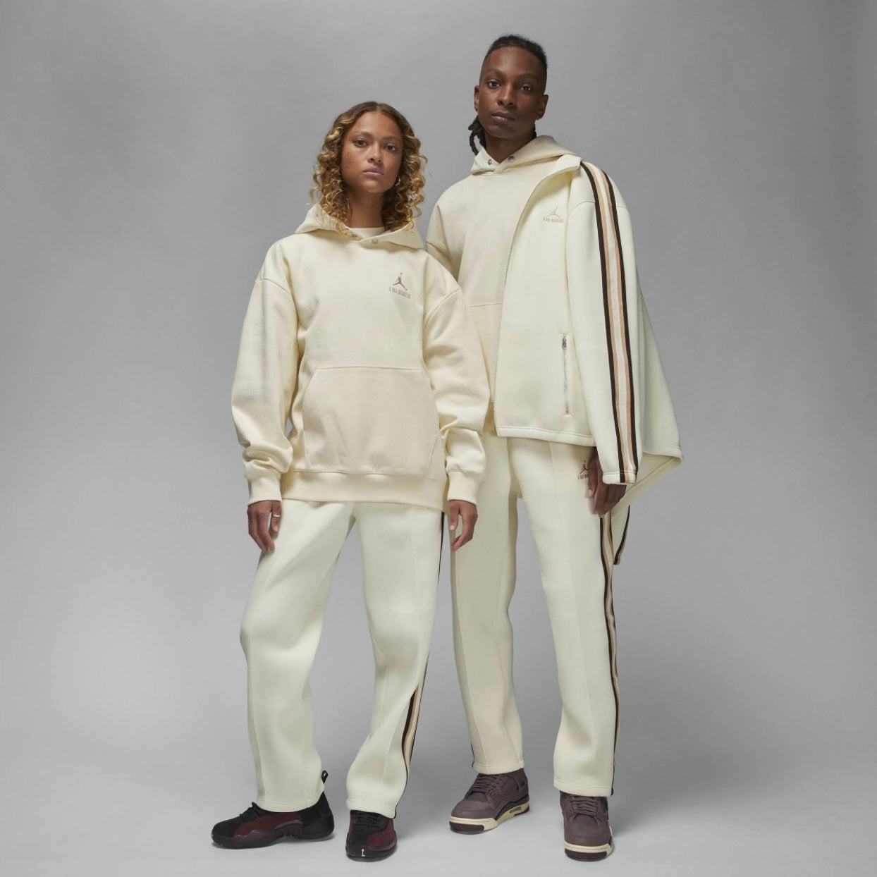 Jordan x A Ma Maniére Jacquard Hoodie Coconut Milk