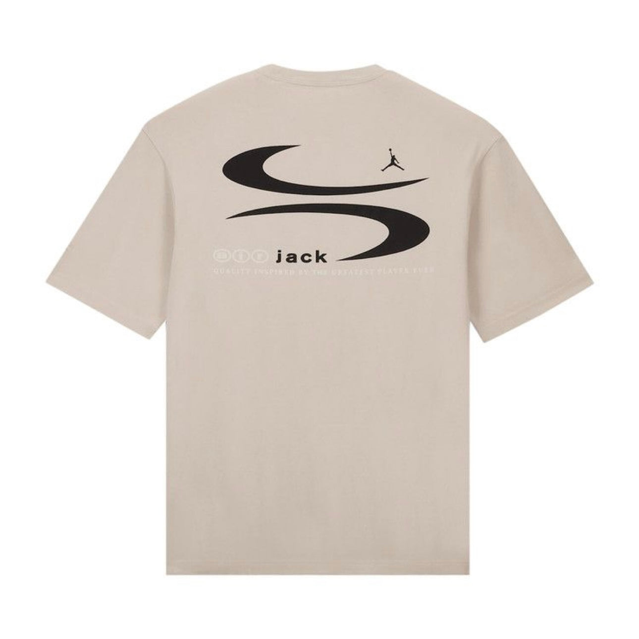 Travis Scott x Air Jordan Logo Tee 'Light Bone'