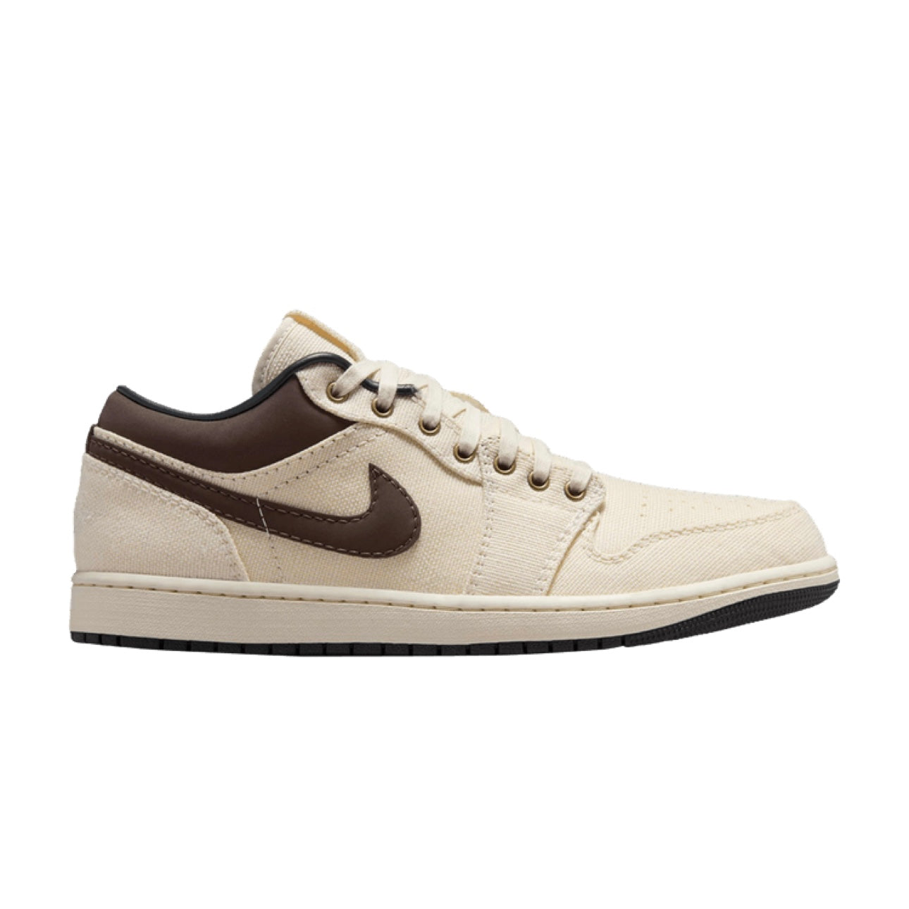 Air Jordan 1 Low PRM 'Ivory Baroque Brown'