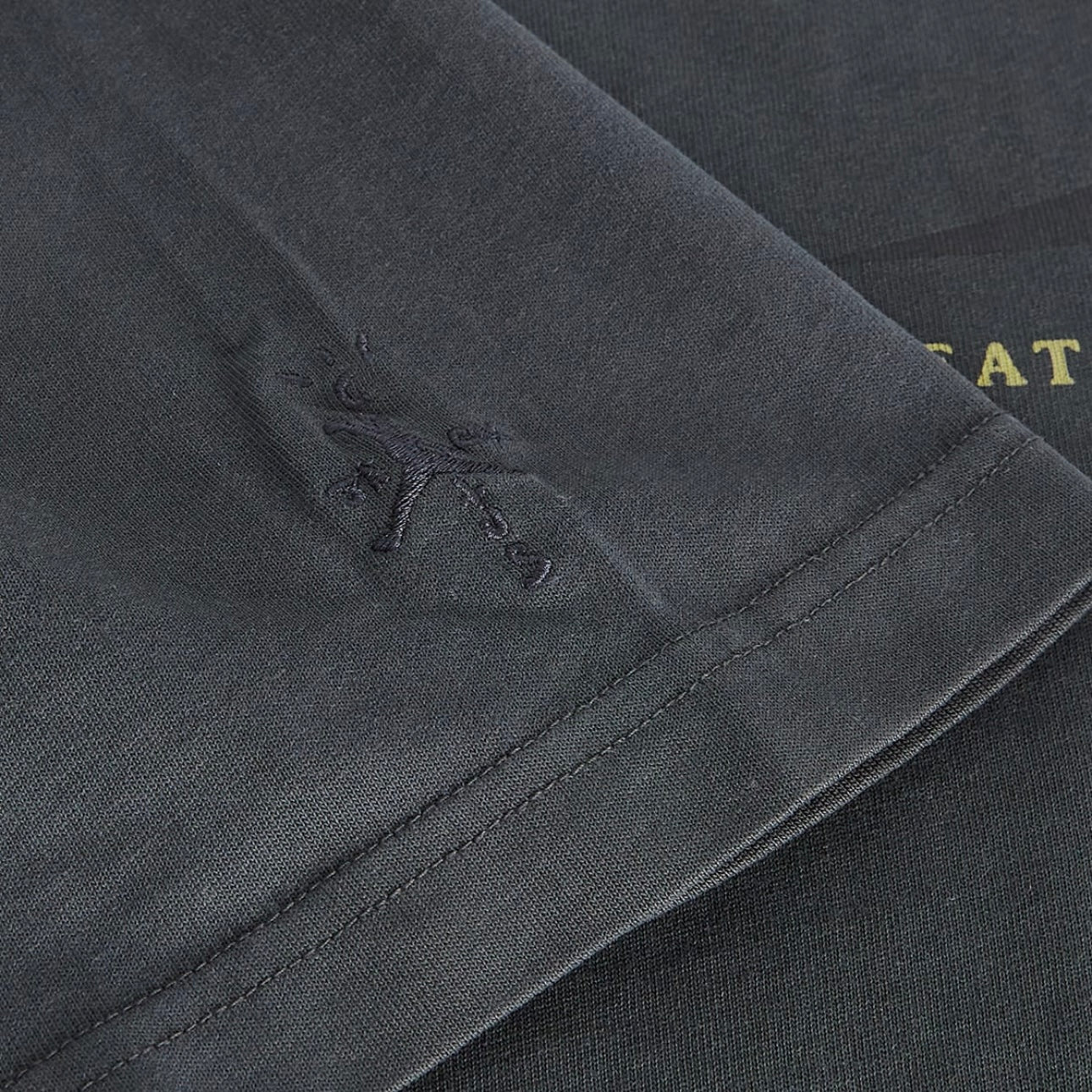 Travis Scott x Air Jordan Logo Tee 'Dark Smoke Grey'