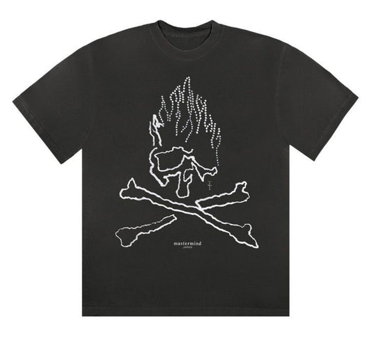 Travis Scott Cactus Jack For Mastermind Skull T-Shirt