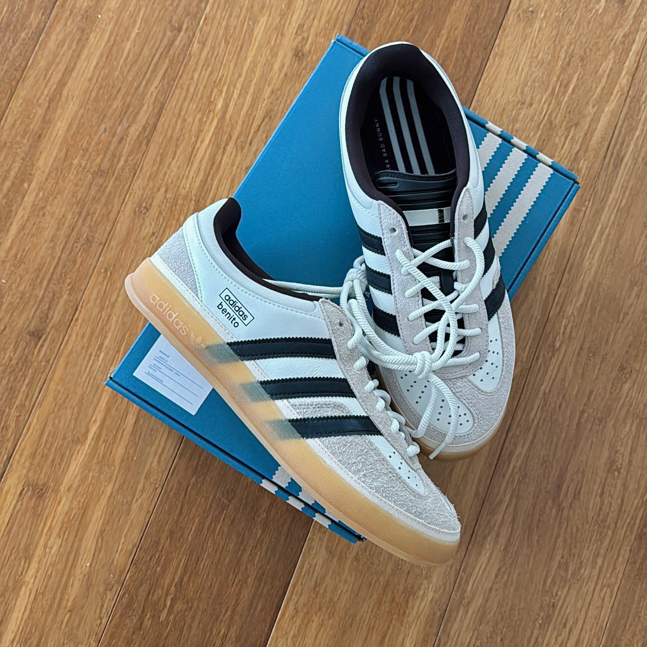 Bad Bunny x Adidas Gazelle Indoor White