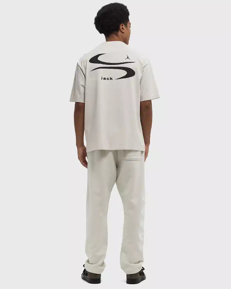 Travis Scott x Air Jordan Logo Tee 'Light Bone'